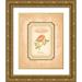 Corbin Delphine 12x14 Gold Ornate Wood Framed with Double Matting Museum Art Print Titled - Eau de Parfum I