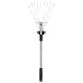 Frcolor Rakerakes Adjustable Garden Rake Leaf Heavy Folding Retractable Leaves Duty Lawns Leaves Professional Professional Duty