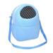 Goory Tote Bags Breathable Carriers Bag Adjustable Puppy Handbag Dog Carrier One Shoulder Travel Collapsible Zipper Fashion Mesh Blue L
