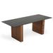 VIG Furniture Creaken 86.6" Dining Table Wood in Black/Brown | 29.5 H x 86.6 W x 35.5 D in | Wayfair VGDWJ3555-1-1