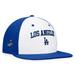 Men's Fanatics Branded White/Royal Los Angeles Dodgers Iconic Color Blocked Fitted Hat