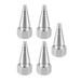 Unique Bargains 5pcs Silver Tone Spike Wheel Tyre Tire Valve Air Stem Cap Cover Universal for Car Truck Motorcycle Bike