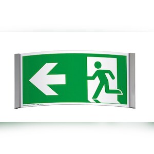 ORLANDO Wegweiser zur Wandmontage, 14,8 x 32,5 cm, silber Image