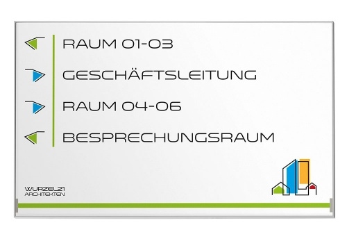 MADRID Silver Line Wegweiser ~DIN A0 quer Image