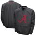 Men's Franchise Club Charcoal Alabama Crimson Tide Windshell Big Logo V-Neck Pullover Jacket