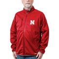 Men's Franchise Club Scarlet Nebraska Huskers Softshell Full-Zip Jacket