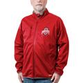 Men's Franchise Club Scarlet Ohio State Buckeyes Softshell Full-Zip Jacket