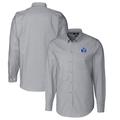 Men's Cutter & Buck Charcoal Air Force Falcons Vault Stretch Oxford Long Sleeve Button-Down Shirt