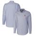 Men's Cutter & Buck Light Blue Gonzaga Bulldogs Vault Stretch Oxford Long Sleeve Button-Down Shirt