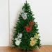 Xinhuaya 5Pcs Glitter Artificial Flowers Christmas Tree Ornaments Poinsettia Artificial Flowers for Christmas Home Wedding Party Decorations