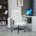 Inbox Zero Home Office Big & Tall Executive Chair PU leather Chair,500 LBS Upholstered in Gray | 51.6 H x 24.8 W x 21 D in | Wayfair