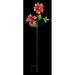 Regal Art & Gift Fantasy Flower Solar Stake - Fuchsia Metal | 39.75 H x 9 W x 6.5 D in | Wayfair 13222