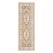 Brown/White 73 x 24 x 0.13 in Area Rug - Charlton Home® Bilow Oriental Machine Made Power Loom Runner 2' x 6' Indoor/Outdoor Area Rug in Brown/Beige | Wayfair