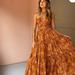 Free People Dresses | Free People Becan Bridge Aurora Maxi Dress | Color: Cream/Orange | Size: 14