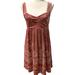 Free People Dresses | Free People Crushed Velvet Sequin Pink Dress Sz S | Color: Pink | Size: S