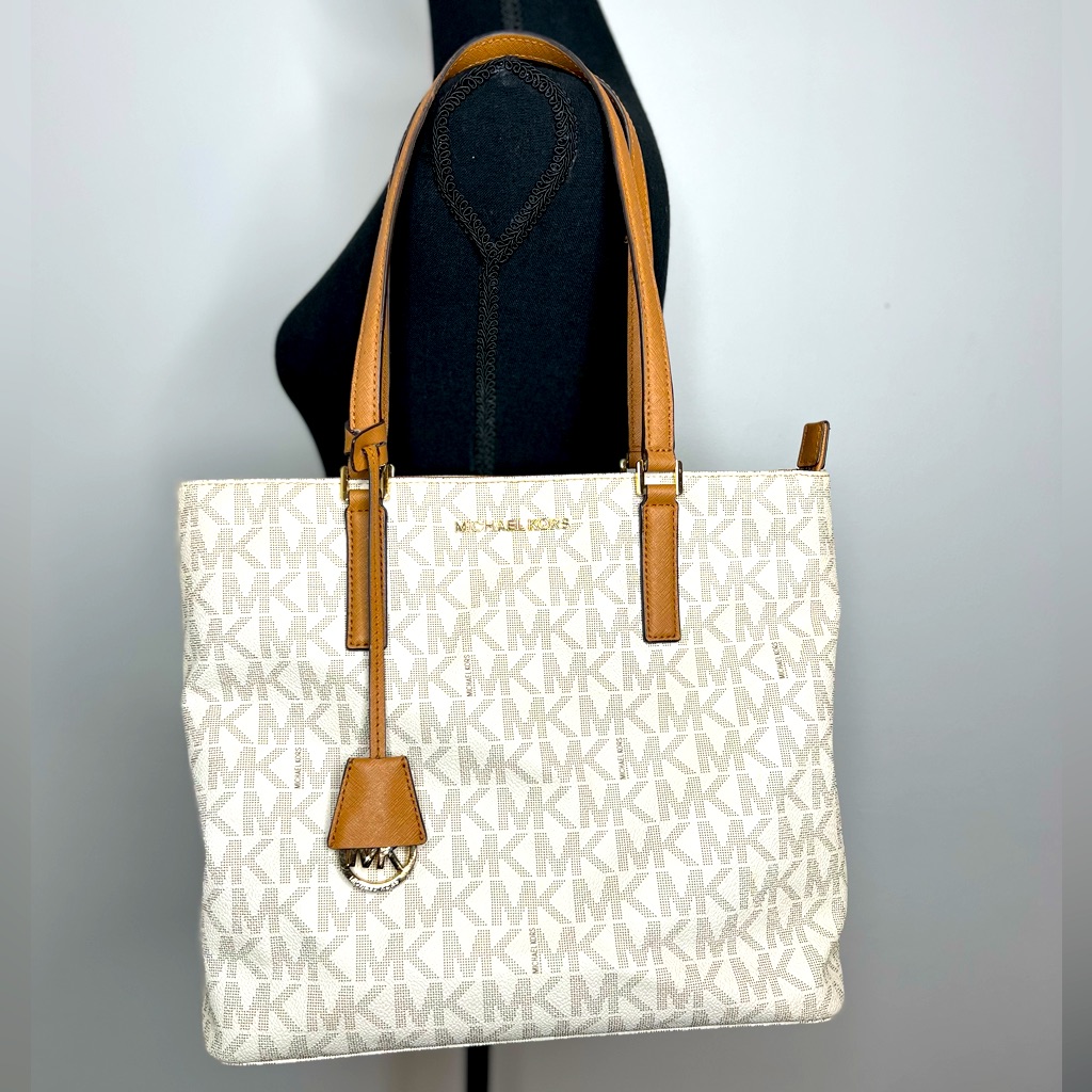 Michael Kors Bags | Authentic Michael Kors Handbag | Color: Cream | Size: Os