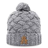 Women's Top of the World Heather Gray Arizona State Sun Devils Arctic Cuffed Knit Hat with Pom