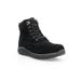Women's Propet Scarlet Suede Ankle Bootie by Propet in Black (Size 6 1/2 M)