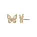 Belk Lab Created Gold Tone Cubic Zirconia Light Amy Butterfly Earrings