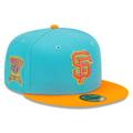 Men's New Era Blue/Orange San Francisco Giants Vice Highlighter 59FIFTY Fitted Hat