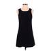 Forever 21 Casual Dress - A-Line Scoop Neck Sleeveless: Black Print Dresses - Women's Size Small