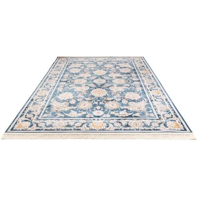 Orientteppich MORGENLAND "Aryana", blau, B:250cm H:7mm L:350cm, Polyacryl, Teppiche, Wohnzimmer, Strapazierfähig Image