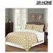 SR-HOME Cream Microfiber 3 Piece Duvet Cover Set Microfiber in White | Wayfair SR-HOME7d06606