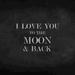 Trinx Love You to the Moon & Back 2 - Wrapped Canvas Textual Art Canvas | 12 H x 12 W x 1.25 D in | Wayfair 0092DAB064214E77A37451DB75149A78