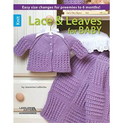 Knit Lace Leaves for Baby Crochet Leisure Arts