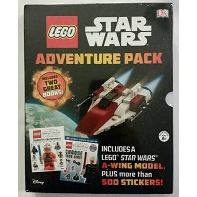 Lego Star Wars Adventure Pack Two Books Choose your Side Character Encyclopedia Rebel Imperial A Wing Model