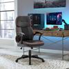 Bender Adjustable Gaming Chair in Black Faux Leather
