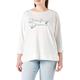 GERRY WEBER Damen 770217-35015 T-Shirt, Off-White, 34