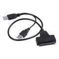 USB2.0 To SATA Adapter Cable 48cm For 2.5 inch External SSD HDD