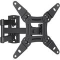 Full Motion TV Monitor Wall Mount Bracket Articulating Arms Swivels Tilts Extension Rotation for Most 13-42 inch LED LCD Flat Curved Screen TVs Monitors Max 200x200mm up to 44lbs