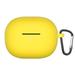 Flexible Anti Lost Accessories Candy Color Protective Case Soft Shell Bluetooth Earphone Liquid Silicone Cover YELLOW