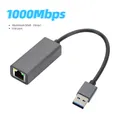 Adaptateur filaire USB 1000 Type C vers Rj45 LAN Gigabit Ethernet 3.0 Mbps carte réseau puce