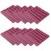 10 Pack Acoustic Foam Panel Wedge Studio Soundproofing Wall Tiles Control Sound Dampening Foam