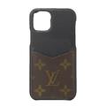 Pre-Owned Louis Vuitton LOUIS VUITTON Taigarama iPhone Bumper 11 Pro Smartphone Cover Case Noir M69094 (Fair)