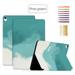 for iPad 10th Gen 10.9 2022 Case Pattern Marble Multi-Angle View with Adjustable Stand Auto Wake/Sleep Function Full Body Protective Flip Folio Case for iPad 10th Gen 10.9 2022 Pine Green