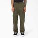 Dickies Men's Eagle Bend Relaxed Fit Double Knee Cargo Pants - Military Green Size 28 32 (WPR24)