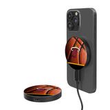 Miami Heat Basketball Design 10-Watt Wireless Magnetic Charger