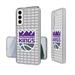 Sacramento Kings Text Backdrop Design Galaxy Clear Case