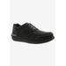 Men's Miles Casual Shoes by Drew in Black Nubuck Leather (Size 13 6E)