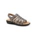 Women's Tiki Sandal by Trotters in Pewter Metallic (Size 5 1/2 M)