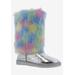 Women's Hype Boots by Bellini in Silver Multi (Size 13 M)