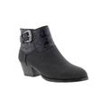 Wide Width Women's Riley Booties by Ros Hommerson in Black (Size 9 1/2 W)