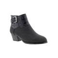 Wide Width Women's Riley Booties by Ros Hommerson in Black (Size 7 W)