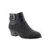 Wide Width Women's Riley Booties by Ros Hommerson in Black (Size 7 W)
