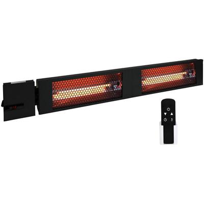 King Electric Smart Wave RK2030-RMT-BLK 42" Double Carbon Fiber Radiant Heater with Remote - 208V, 3000W