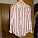 American Eagle Outfitters Tops | Bundle American Eagle Outfitters Oversized Fit Striped Long T Shirt Womens Small | Color: Red/White | Size: S